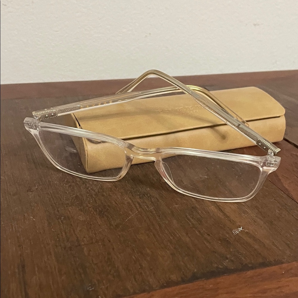 Erkers Clear Rectangular Glasses (to use the frame)